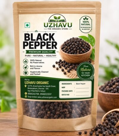 Uzhavu_organic_black_pepper