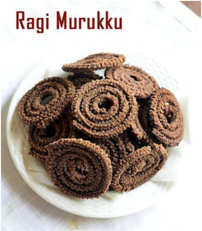ragi muruku-dhivyam snacks