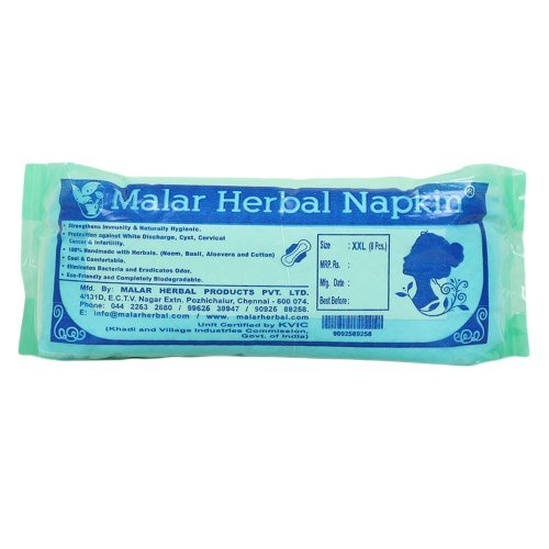 Malar Herbal Sanitary Napkin XXL - Uzhavu Organic