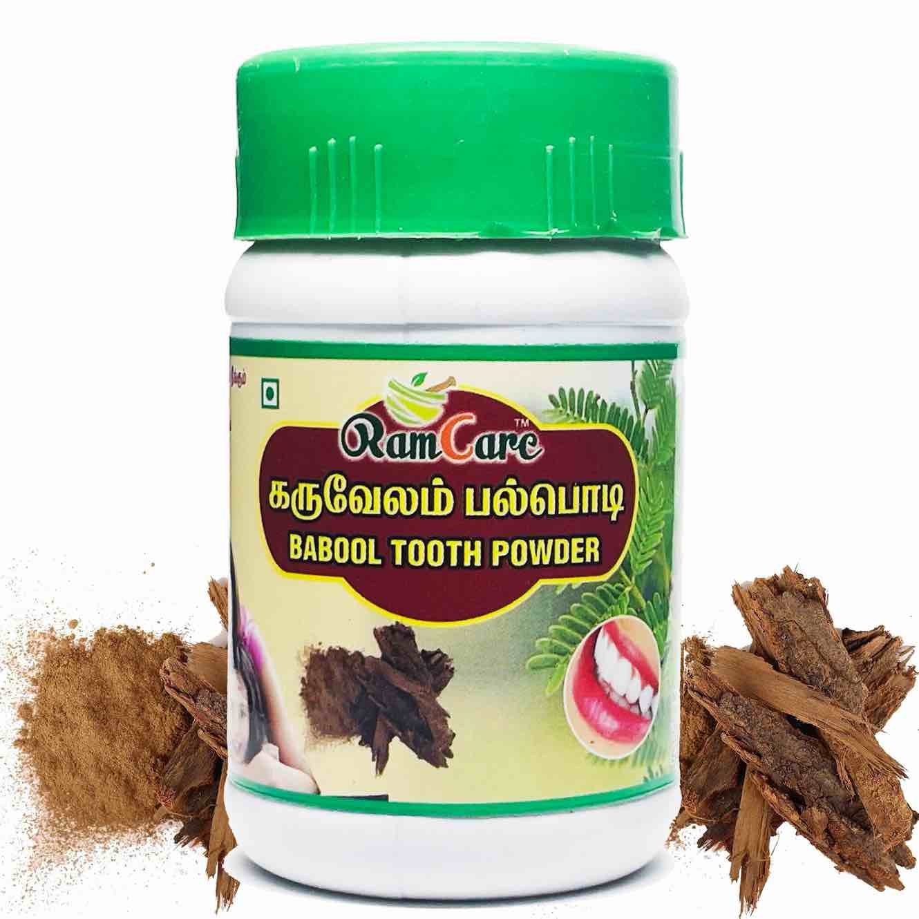 Black Babul Tooth Powder 40 GM - Uzhavu Organic
